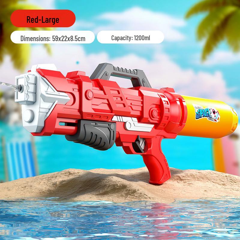Gatling Large-Capacity Water Gun - Pull-Out Type for Men & Girls, Perfect for Rafting & Water Splashing Festivals