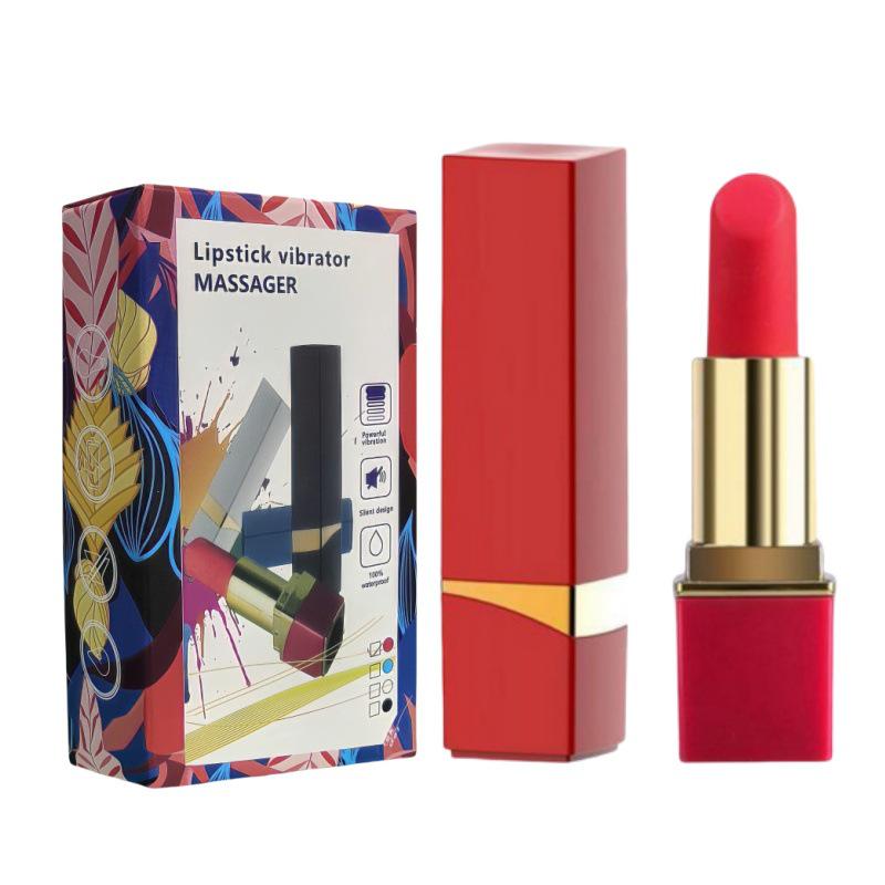 Women's Magnetic Charging Lipstick Vibrator - Mini Egg Masturbator AV Stick