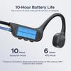 DOOGEE Bone Conduction Headphones IP68 Waterproof, 10H Running Headphones Bluetooth 5.4 Open Earphones 32GB MP3, Underwater Swimming,Fitness