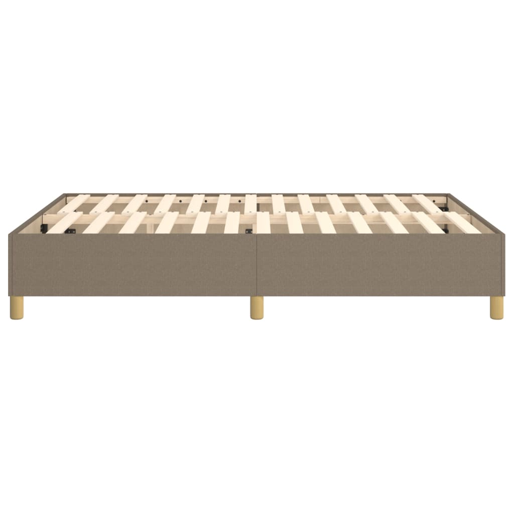 Vidaxl Rama Łóżka Bez Materaca, Taupe, 140X190 Cm, Obita Tkaniną