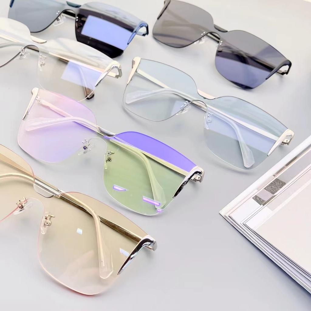 Retro Personalized Women'S Sunglasses Uv Protection Trend Cat Eye Glasses Fashion Versatile Sunglasses Men