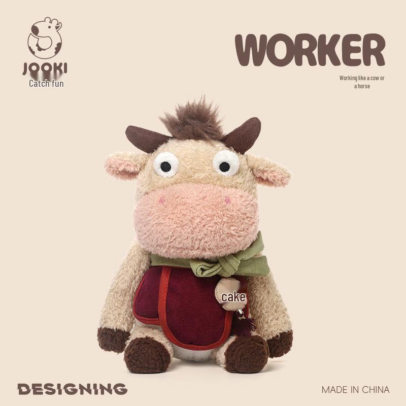 

Fun Cow & Horse Plush Series: Dazed Pony Doll - Perfect for Cuddling, Sleeping, or as a Birthday Gift Standard Pack