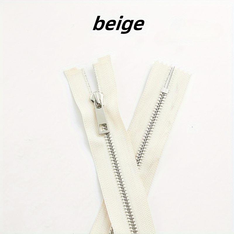 5pcs 15-30cm5# Metal zipper Silver teeth Titanium alloy Y teeth Smooth bag pocket leather bag zipper