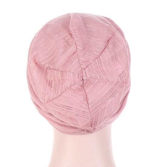 Cappello a turbante pieghevole sottile con strass Cappello lucido elastico Accessori per capelli da donna
