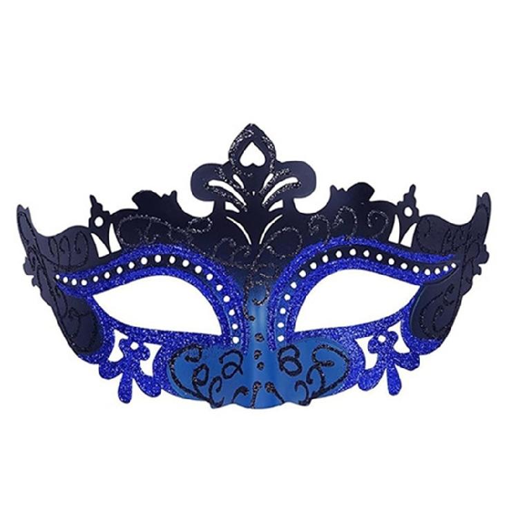 2Pcs Glitter Masquerade Mask Butterfly Eyemask for Women Men, Masquerade Half Face Mask for Halloween Dress up