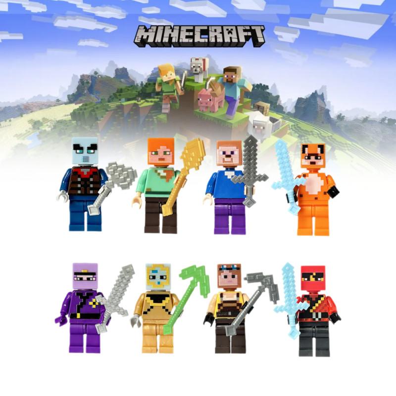 Factory World Mini Figurine Building Blocks Compatible With Lego Colorful Plastic Toys