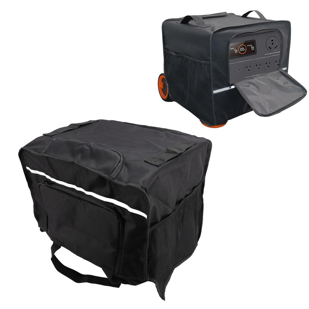 Generator Dust Cover 600D PVC Water Resistant Breathable Protective Portable Generator Cover with Ha