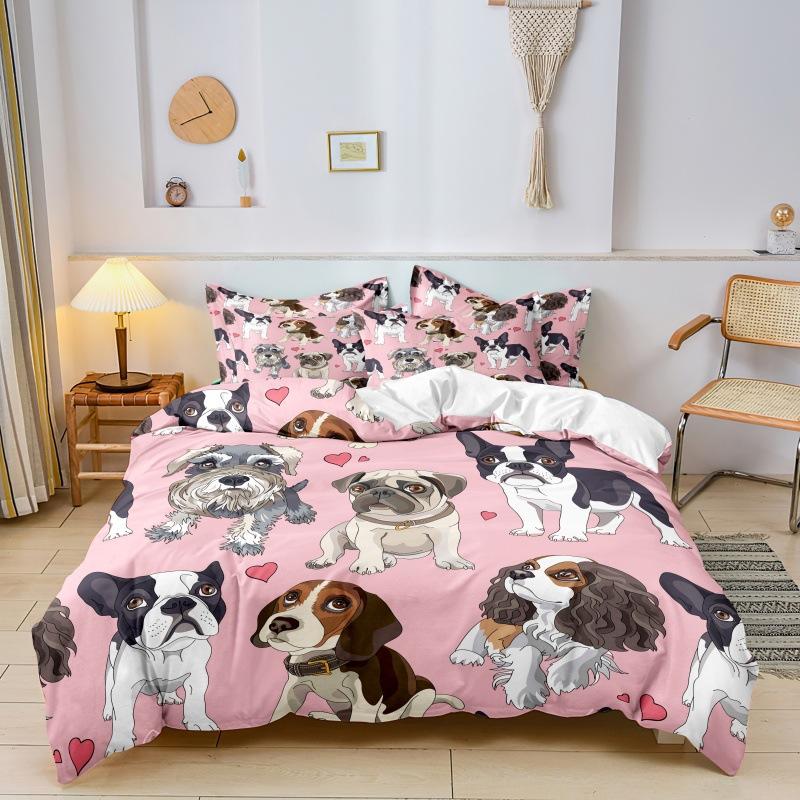 Fashion Technology Printing, 3D Digital Printing, Bedding, Duvet Covers, Pillowcases, Three-piece Sets
