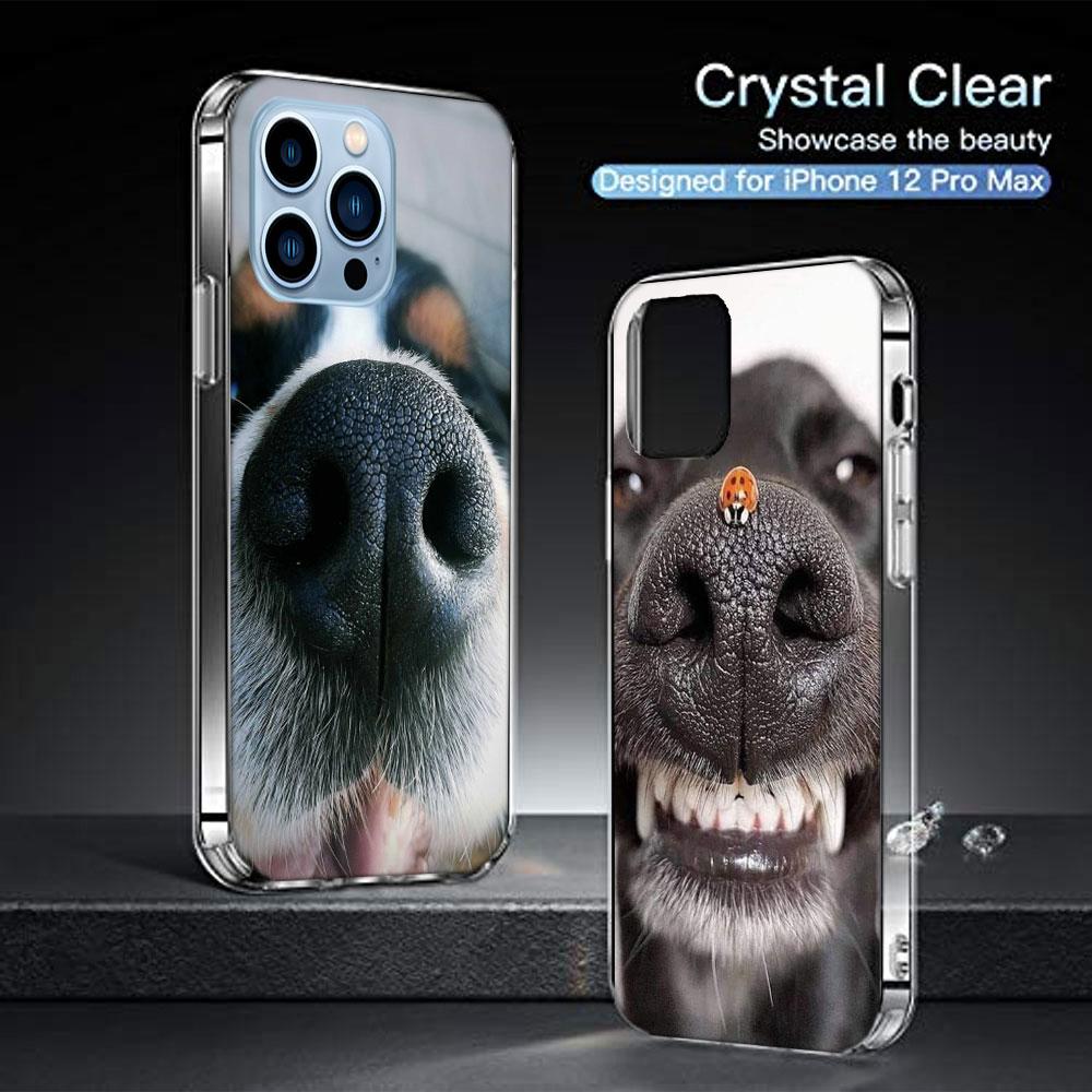 Show You its Cute Dog Nose Cases Phone Case For Iphone 17E 16E 17 Air 16 Pro Max 15 Pro 14 Plus 11 13 12 Mini Cover Cases Compat