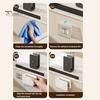 Kitchen Cutter Cleaner Double Sided Scrubber, Wall Mount with Adhesive Backing Design, Hands Cleaning Tool Free Tool, for Fruit Western-Style