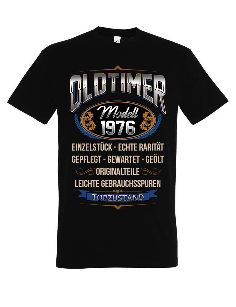T-shirt da uomo Youth Designz 50° Compleanno VINTAGE 1976 Frase Divertente Regalo