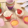 5 Pezzi Stampo per Torta in Silicone a Doppia Orecchia Rotondo Cupcake Muffin Stampo da Cottura Contenitore per Alimenti Strumento per Decorazione Torta Fai-da-te Scatola Portaoggetti