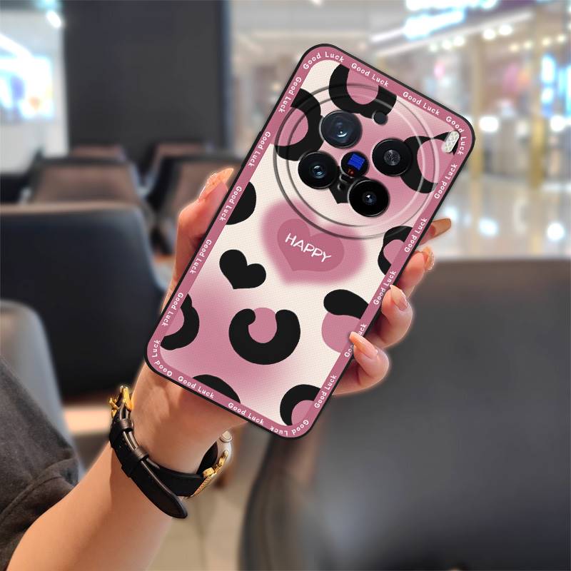 Back Cover Waterproof Phone Case For VIVO X200 Pro Full Wrap Protective Cute Fashion Design Cover Anti-dust Durable TPU