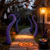 4x Halloween Inflatable Octopus Tentacles - PVC Horror Decor for Door Window Garden Lawn Yard Spooky Halloween Ornaments