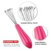 Comb Hair Brush Cleaner Plastic Handle Cleaning Brush Remover Embedded Beauty Tools Cleaning Products Cleaning Supplies