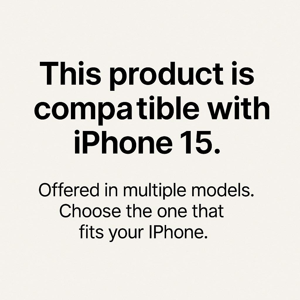 iPhone 15 Tempered Glass Screen Protector