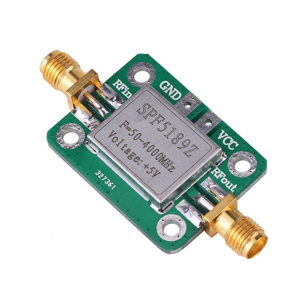 2Pcs LNA 50-4000 MHz SPF5189 RF Low Noise FM Amplifier Signal Receiver NF 0.6dB