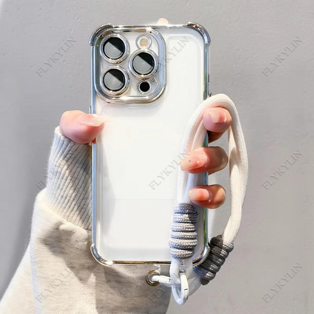 Stoßfeste magnetische Halterung Handyhülle für Xiaomi Redmi 14C 13 13C 12 12C 10 10 mit Umhängeband weiche Rückseite