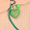 Basketball Braided Rope Car Keyrings PU Love Football Bag Charm Leather Heart Keychain  Kids Gifts