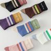 Women's Mid-Calf Non-Slip Yoga Socks - Pure Cotton, Silicone Grip, Seamless for Pilates and Indoor Fitness