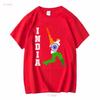 Indian Cricket Jersey India Team Lover Supporter T Shirt SweaT 16721 vintage Washed Casual Soft Stylish Slightly Unisex
