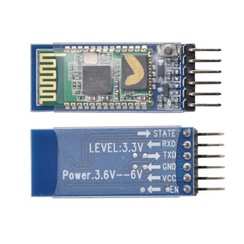 HC-05 HC-06 Master-slave 6pin/4pin Anti-reverse, Integrated Bluetooth Serial Pass-through Module, Wireless Serial for Arduino