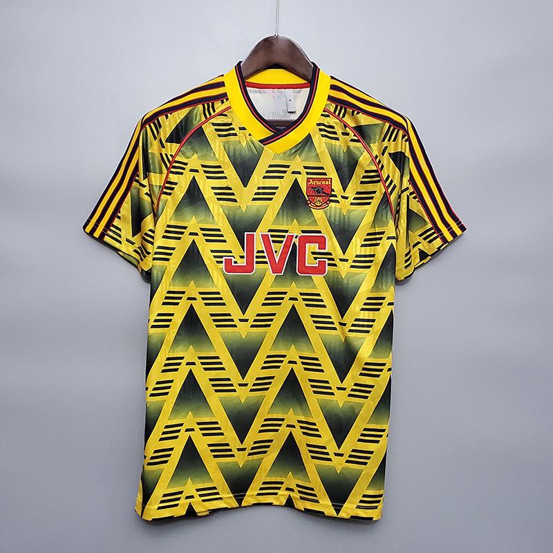 Arsenal home match 9394 retro jersey, number 14 Henry Bergkamp, 0506 Arsenal short-sleeve football jersey