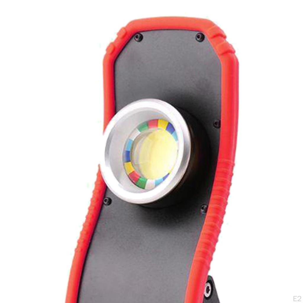 Multifunctional LED COB Flashlight Hook Modes