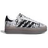 Adidas Gazelle Bold Damen 'Tweed White Gum' Sneaker JP5673