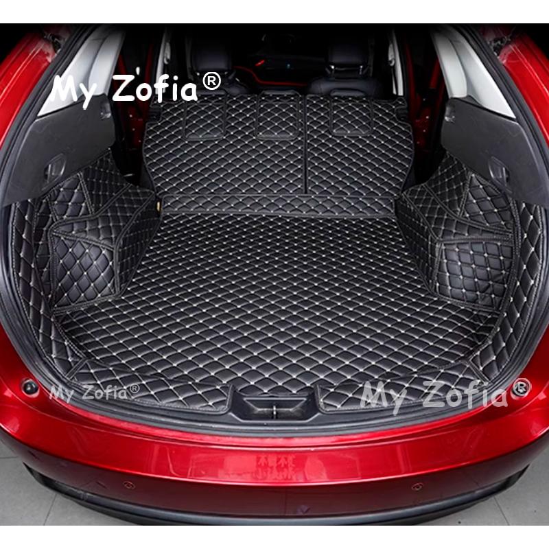 For Mazda CX-5 CX5 KF 2018 2019 2020 2021 2022 2023 2024 2025 Leather Rear Trunk Mat Liner Tray Carpet Pad Protector Accessories