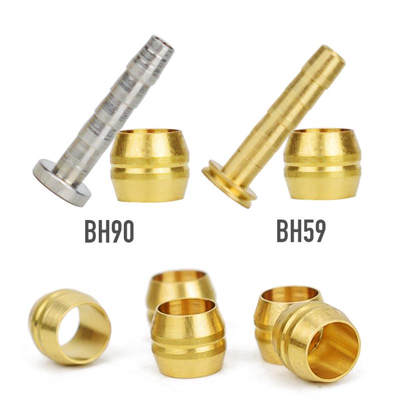 BH-59/90 Compression Ring Joint & Oil Hose Set for SHIMANO/SRAM Disc Brakes (5 Sets)