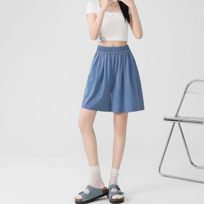 Women's Summer High Waist Slimming Shorts Loose Casual Pants