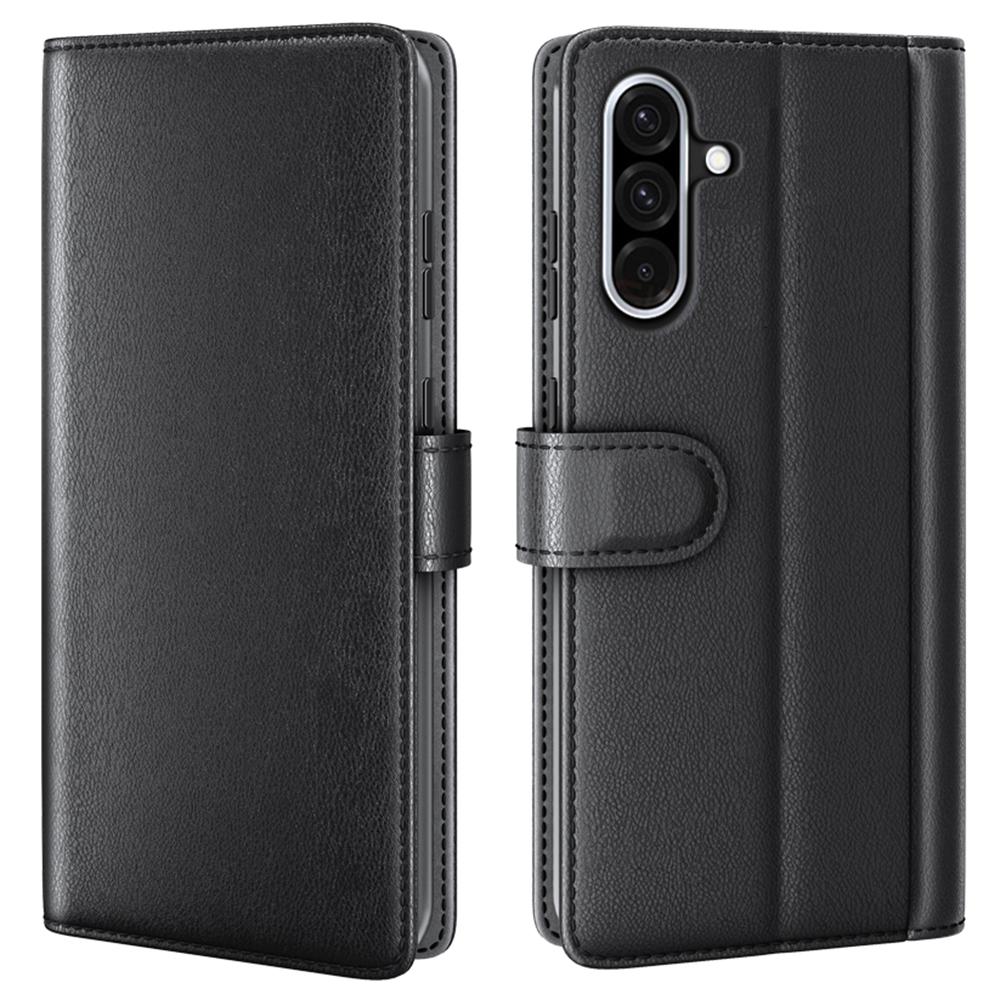 

For Samsung Galaxy A36 5G/A56 5G Case Genuine Split Leather Phone Cover with Wallet Stand B