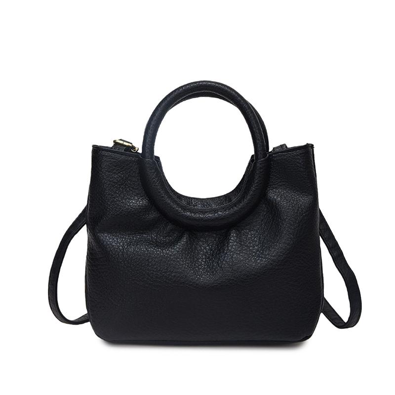 

Hot Trendy Solid PU Zipper Stylish Design Square Shoulder Bags for Women 2026 Large Capacity Sense of Luxury Handbags чёрный