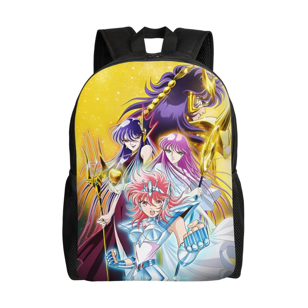 Saint Seiyas Travel Backpack Women Men School Computer Bookbag Mythic College Student Daypack Bags