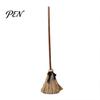 Spooky Secret Room Props Electric Broom Toy, with Touch Activated Swinging Prop, Retro Outdoor Yard Halloween Ornament Straw Witch Broom, for