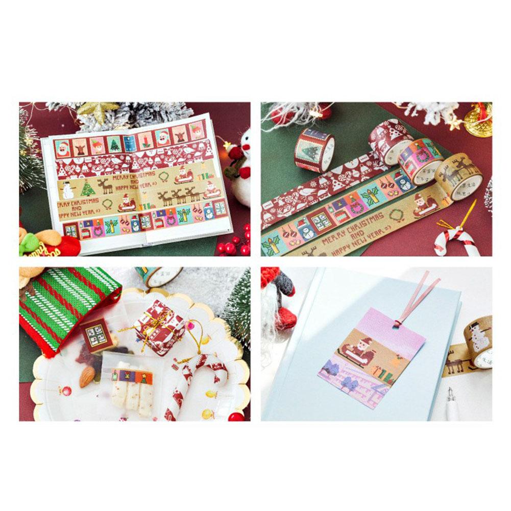 Christmas Style Washi Masking Tape Colorful Masking Washi Tape Diy Sticker Decoration