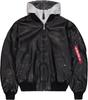 Winter Jacket Alpha Industries MA-1 D-Tec FL (123106) Black/grey (123106-198)