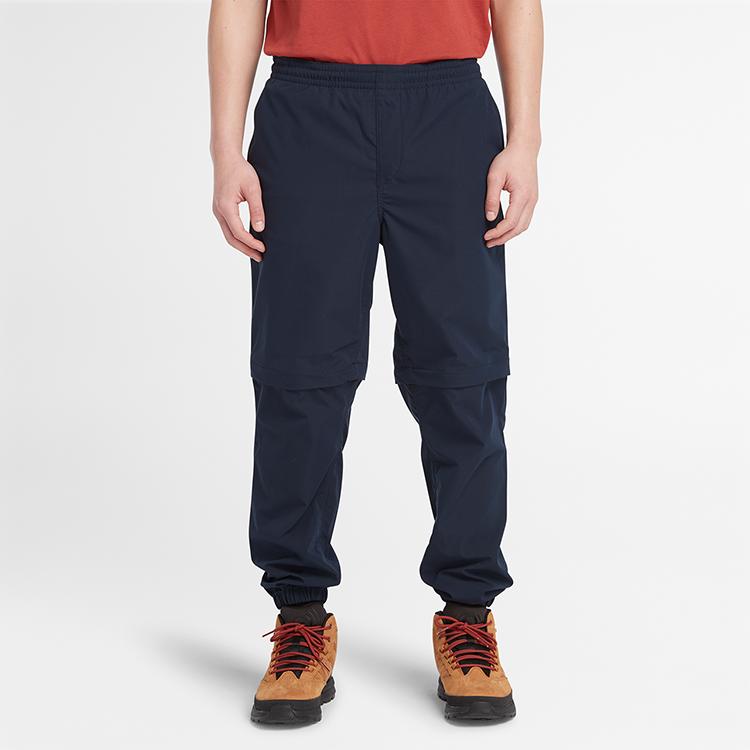 Timberland Water Resistant Casual Detachable Long Pants Men Bottoms Deep-Sapphire-Blue A6THP-433