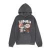 Unisex Anime Labubu Hoodie - Cozy Velvet Sweatshirt for Autumn/Winter