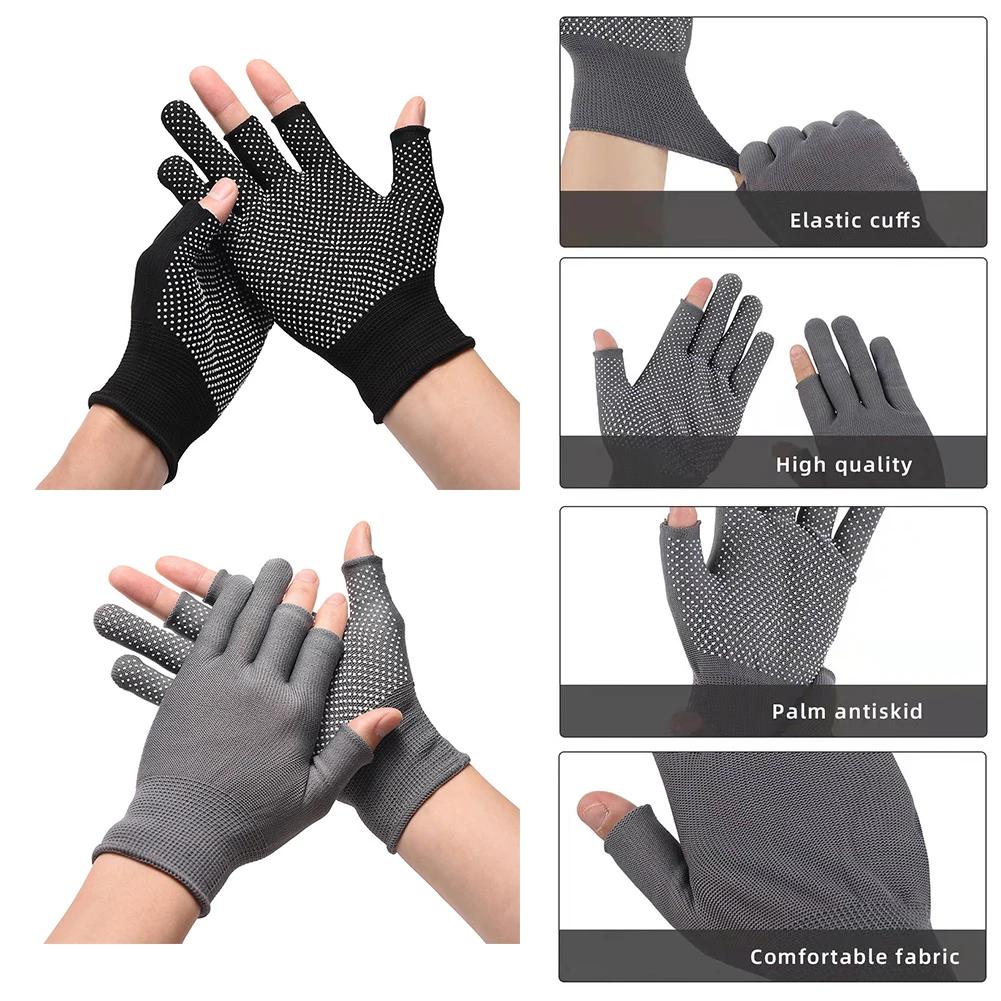 1Pair Non-Slip Motorcycle Gloves Racing Protective Gloves Motor Breathable Anti-UV Outdoor Sports Riding Motocross Gloves
