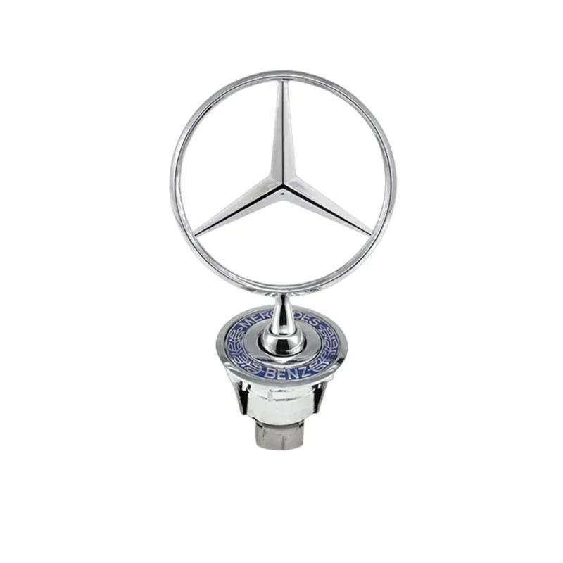 

Car Sticker New 2025 For Mercedes Benz 3D Metal Car Front Bonnet Hood Emblem Badge for Mercedes Benz W202 W203 W204 W205 W208 W2