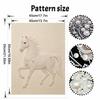 5D DIY Pearl Diamond Painting Kit Majestic Horse Full Drill Embroidery Mosaic Art Home Wall Decor Gift