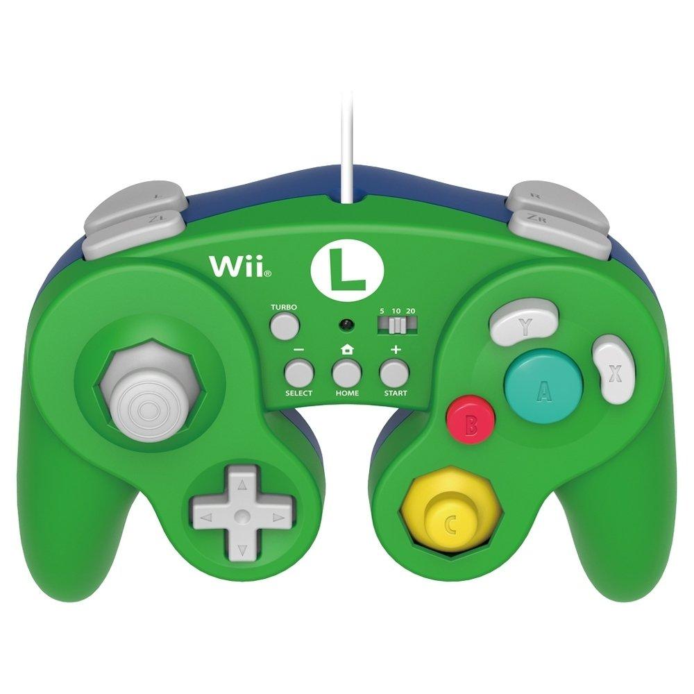 

с Wii Hori Classic Controller для Wii U Luigi [Совместим с U/Wii]