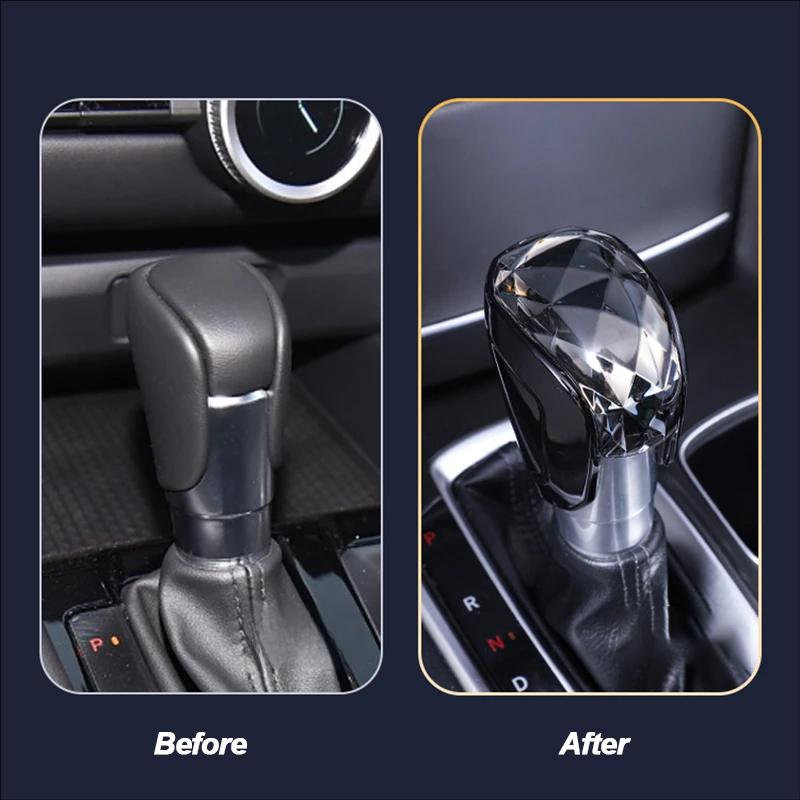 For Honda Accord 2018-2025 Civic 2016-2025 CRV/HRV 2025-2025 Crystal Gear Shift Knob Cover Trim Interior Upgrade Car Accessories