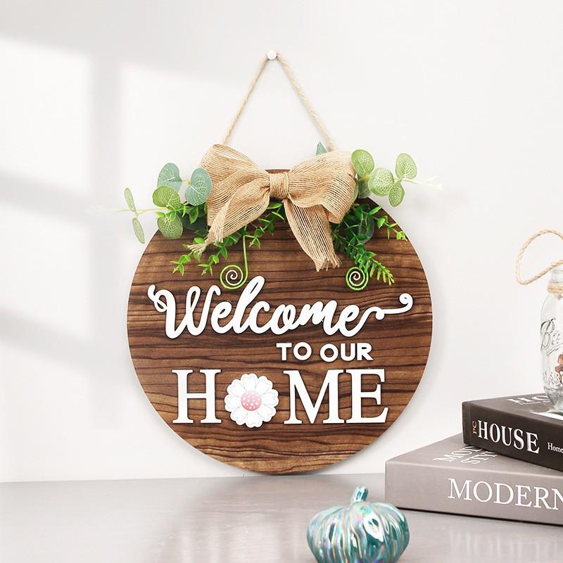 14-Pattern Interchangeable Welcome Sign for Easter, Christmas, & More Holidays