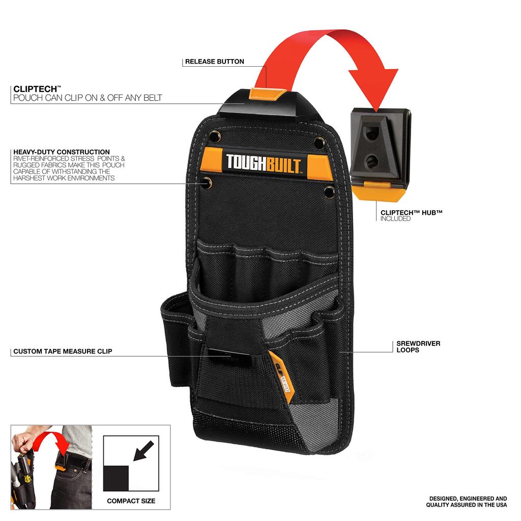 KNICKS TOUGHBUILT Saszetka TB-CT-22 Rzemieślnicza