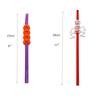 Halloween Cartoon Skull / Pumpkin Straws Halloween Holiday Bar Party Decor Home Party Decor 5pcs