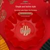 2-Piece Newcomer 0.01 Wedding Fruit Plate - Red Double Happiness Dried Fruit Candy Set