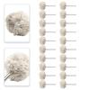 Rotary Tool Wool Polishing Accessories 20pcs for Grinding Buffing Metal Plastic Jewelry Jade Gem Olives Walnut Amber Stone